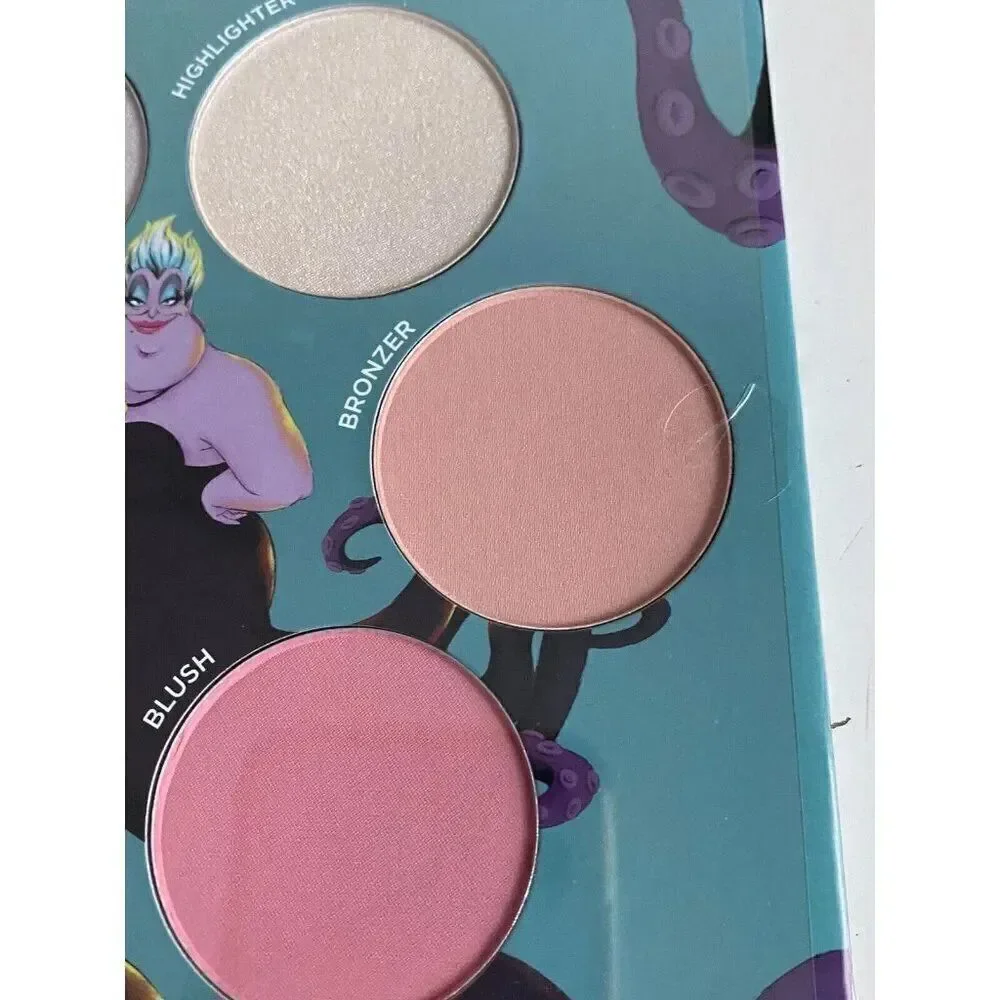 Disney Villains URSULA Complexion Palette Bronzer Highlighter Blush 6 Shades NEW
